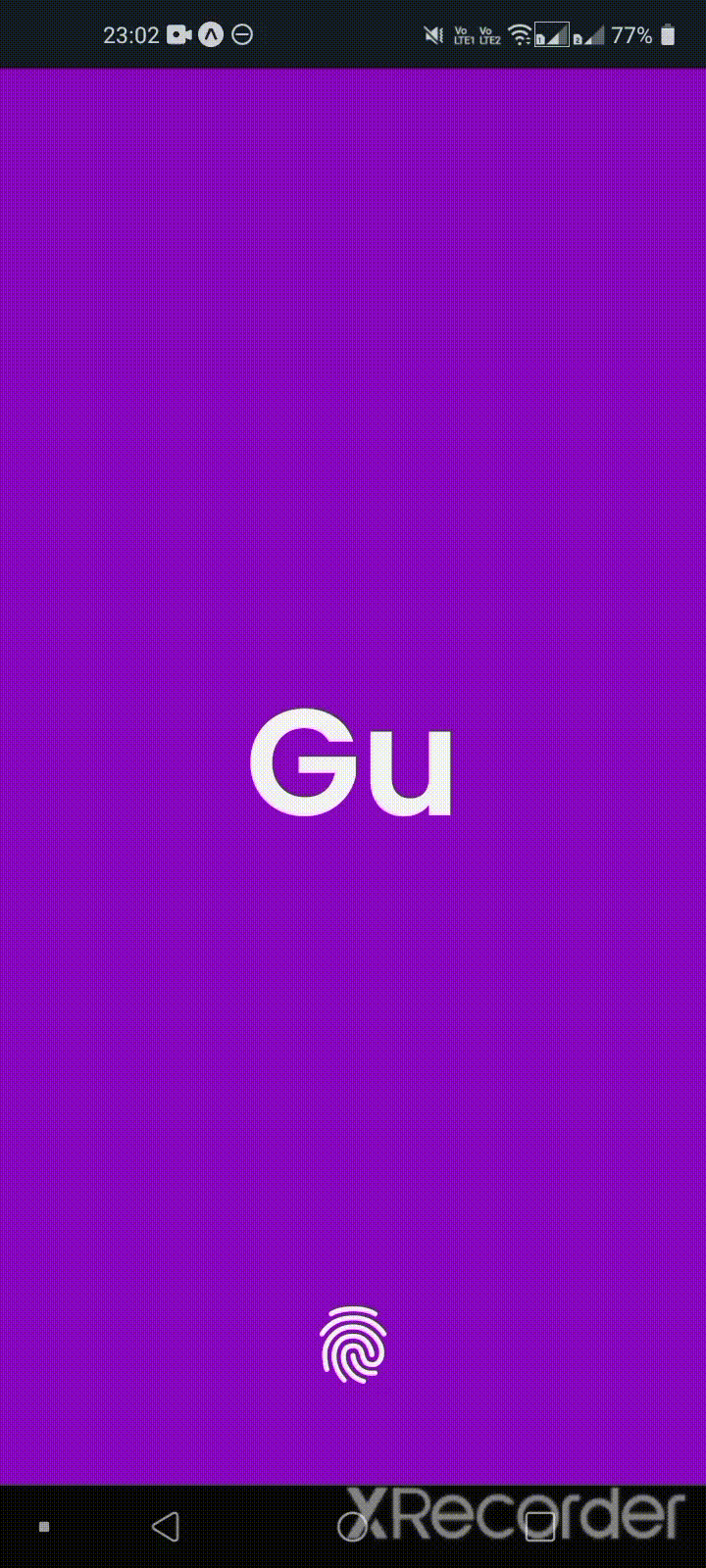 Amostra do projeto de clone da interface do nubank
